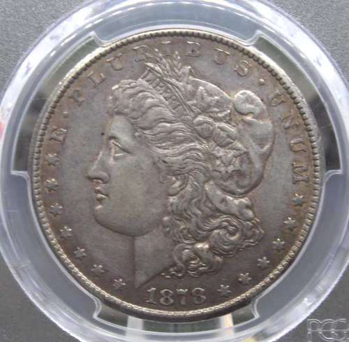 1878 "CC" Morgan SILVER Dollar $1 PCGS XF45 #477 Extra Fine ECC&C, Inc.
