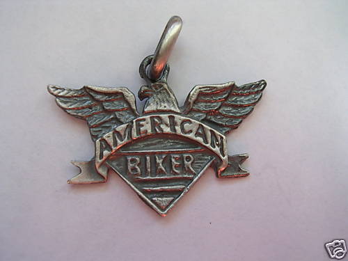 American Bikers Eagles, Pendant IN Silver 925 Burnished - Photo 1/1