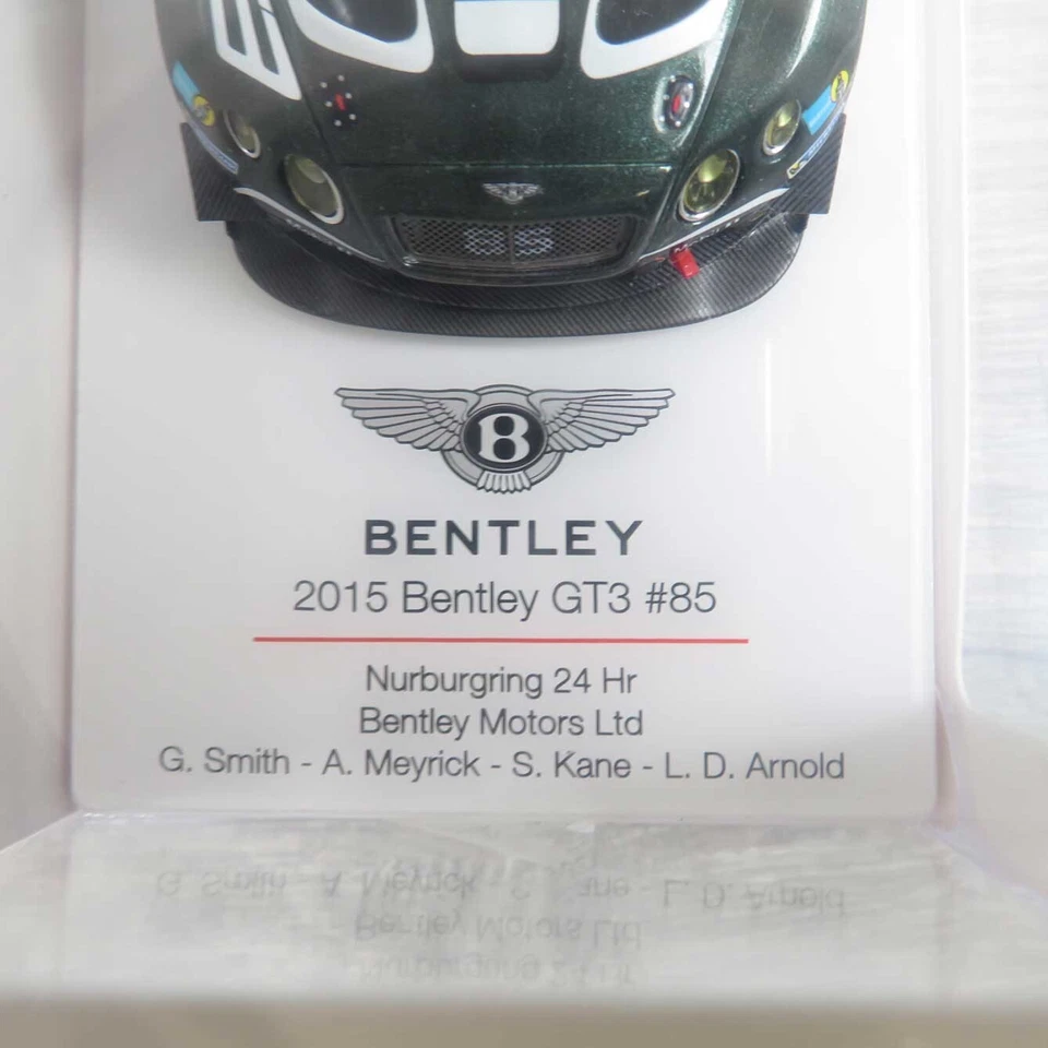 TRUE SCALE TSM164301 - 1:43 - 2015 Bentley GT3 - OVP #BF78542 - Bild 2 von 4