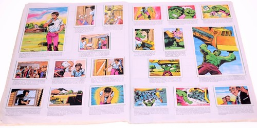 The Incredible Hulk 1979 sticker album-COMPLETE and SUPER RARE (Weight: 190g) - Picture 10 of 18