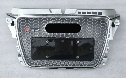 Parachoques delantero Henycomb parrilla 2008 2009 2010 2011 2012 para AUDI A3 S3 RS3 - Imagen 4 de 5