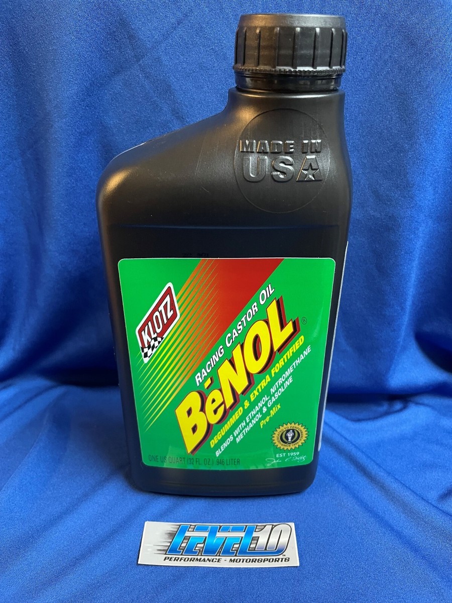 Klotz BeNOL Racing 2-Stroke Pre-Mix Castor Oil Klotz BeNOL Racing 2-Stroke Pre-Mix Castor Oil