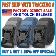 5 Colors Magnetic Tactical Belt Quick Release Buckle Nylon Fashion Adjustable