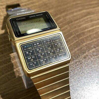 Vintage Casio DBC-610GA-1DF Databank Rare Calculator Watch Vintage Casio DBC-610GA-1DF Databank Rare Calculator Watch