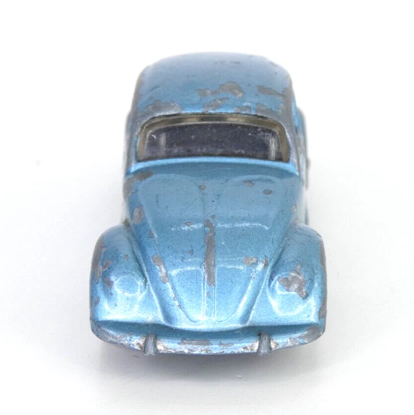 Matchbox Lesney Volkswagen Beetle Nº 25 Azul Metálico Vintage Coche Juguete Modelo Foto 2 de 4