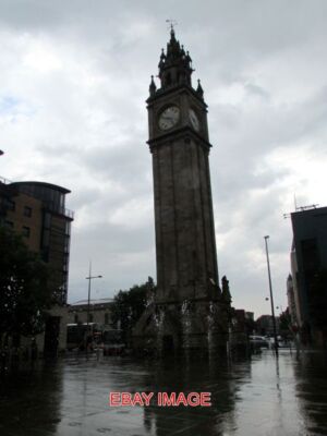 PHOTO  BELFAST ALBERT MEMORIAL CLOCK  VICTORIA STREET BELFAST. DESIGNED BY W J B