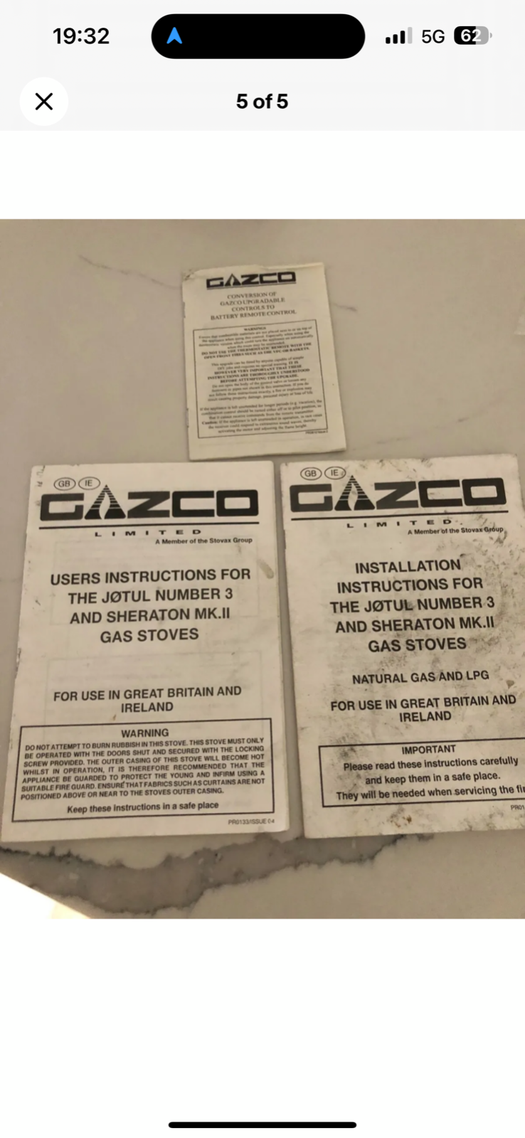 Jotul Number 3 Gazco 6.6kw Gas Stove eBay