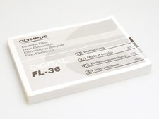 OLYMPUS Bedienungsanleitung für das Blitzgerät OLYMPUS Digital FL-36
