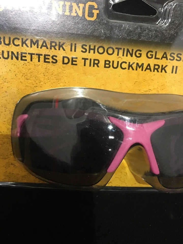 Vidrio de tiro Browning Buckmark II borde rosa con estuche de seguridad 12723 #10542 Foto 2 de 4