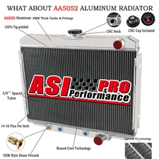 3Row Radiator For 68/69 Ford Mustang 1967-69 Mercury Cougar 289 302,4.7 5.0L,ASI