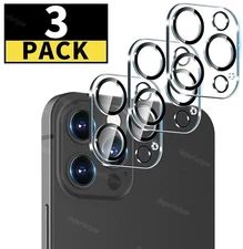 3x For iPhone 17 16 15 14 13 12 11 Pro Max Tempered Glass Camera Lens Protector