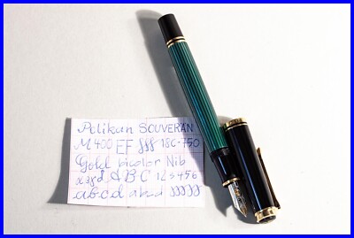1990 NOS PELIKAN SOUVERÄN M400 / M600 EF Bicolor 18C Nib Gold