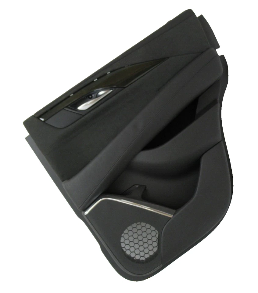 Panel de puerta trasera derecha cuero gamuza negro azabache Cadillac Escalade 2015-2020 Foto 3 de 4