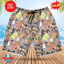 Bob's Burger Wonder Wharf Beach Shorts