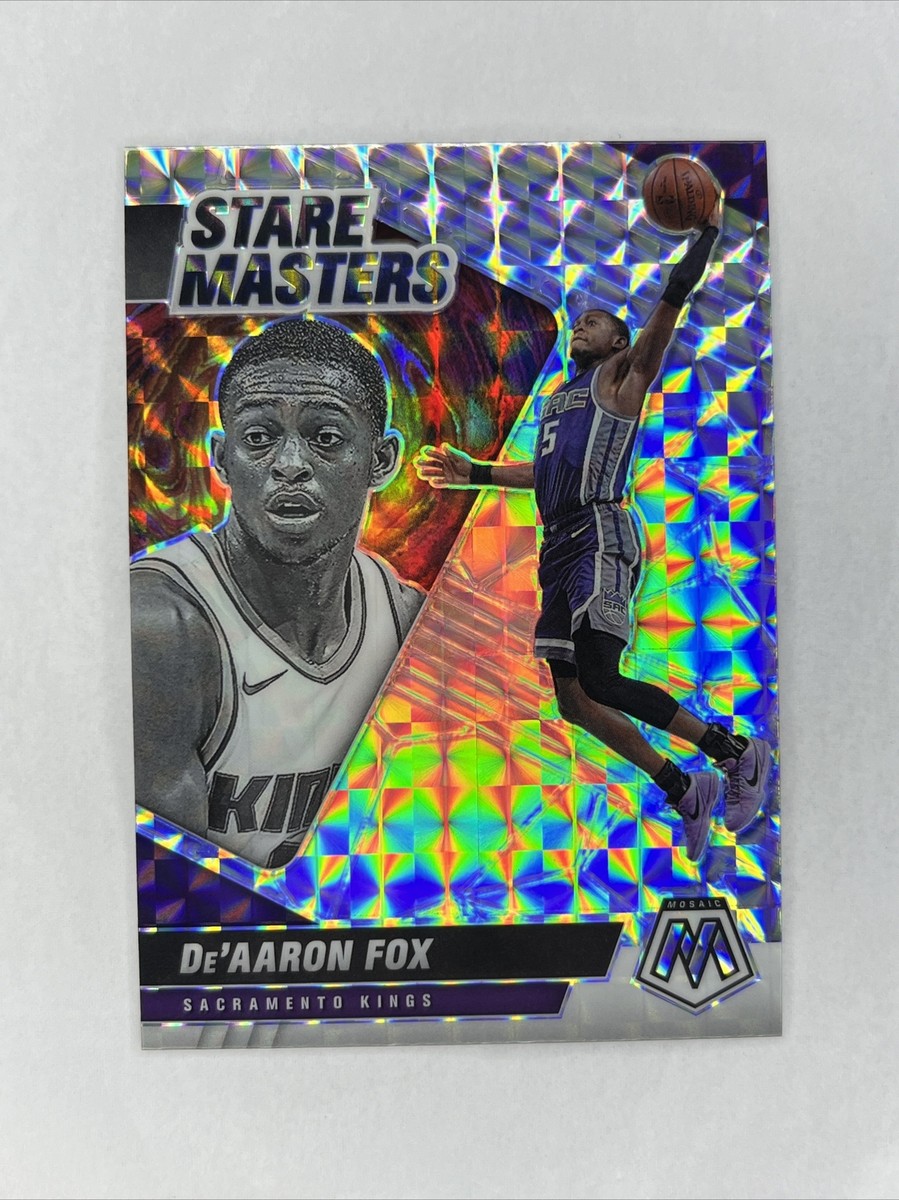 De'Aaron Fox 2020-21 Panini Mosaic Stare Masters Silver
