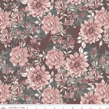 RBD ~ A Walk on the Prairie ~ C15230-MARSALA~ 100% Cotton ~ per half yard