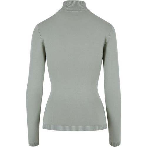 Urban Classics Ladies Knitted Turtleneck Sweater Women's Knitted - Picture 41 of 49