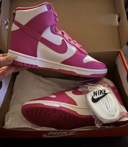 Nike Dunk High Pink/white 