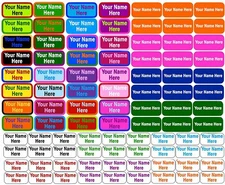 Personalized Stick On Name Labels for Clothes, Clothing Sticker, name tags