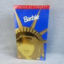 Vintage F.A.O Schwarz Statue of Liberty Barbie Mattel Doll #14664