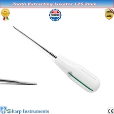 Dental Luxating Elevators Oral Surgery Tooth Extraction Elevator L2S - 2mm