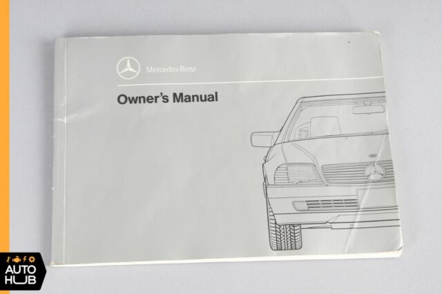 Mercedes-Benz Operator's Owner's Manual Book Assembly OEM | eBay