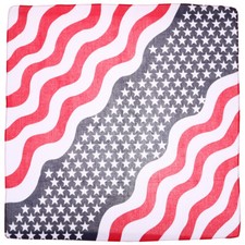 Handkerchief American Flag Square Scarf Independence Day Hair Scarf New