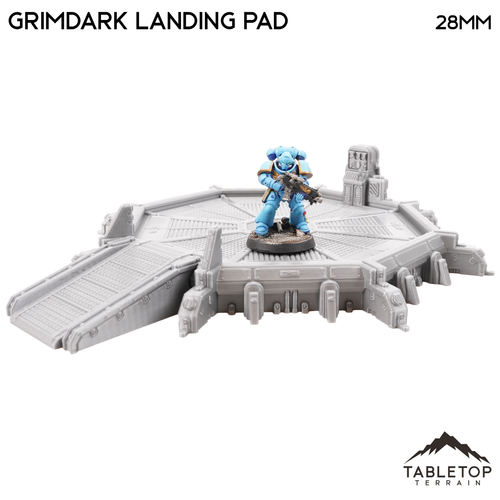 Grimdark Landing Pad - Grimdark Gothic Wargaming Tabletop - Picture 3 of 7
