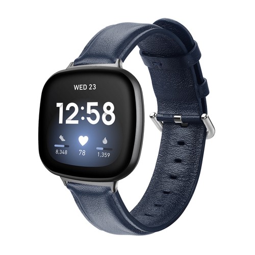 New NEW Genuine Leather Replace Strap Wristband For Fitbit Sense 2 1/Versa 4/3/2 - Picture 9 of 23