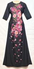 Ao Dai Viet Nam Lua Mem Ru Silk BT-142 Dai Ao 143cm Size L