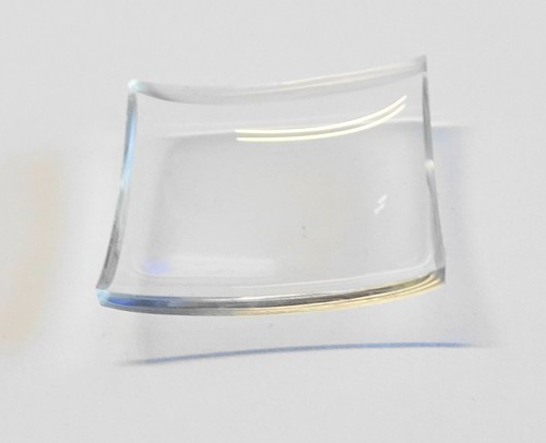 Verre De Montre Carré 24 Mm Cintré 4 Côtes – VERLUX – Neuf Sans Boîte