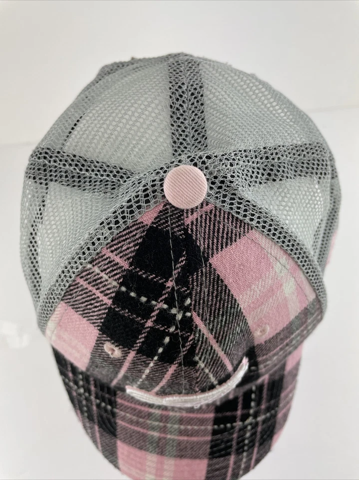 Gorra Detroit Red Wings rosa a cuadros correa a cuadros espalda New Era Foto 2 de 4