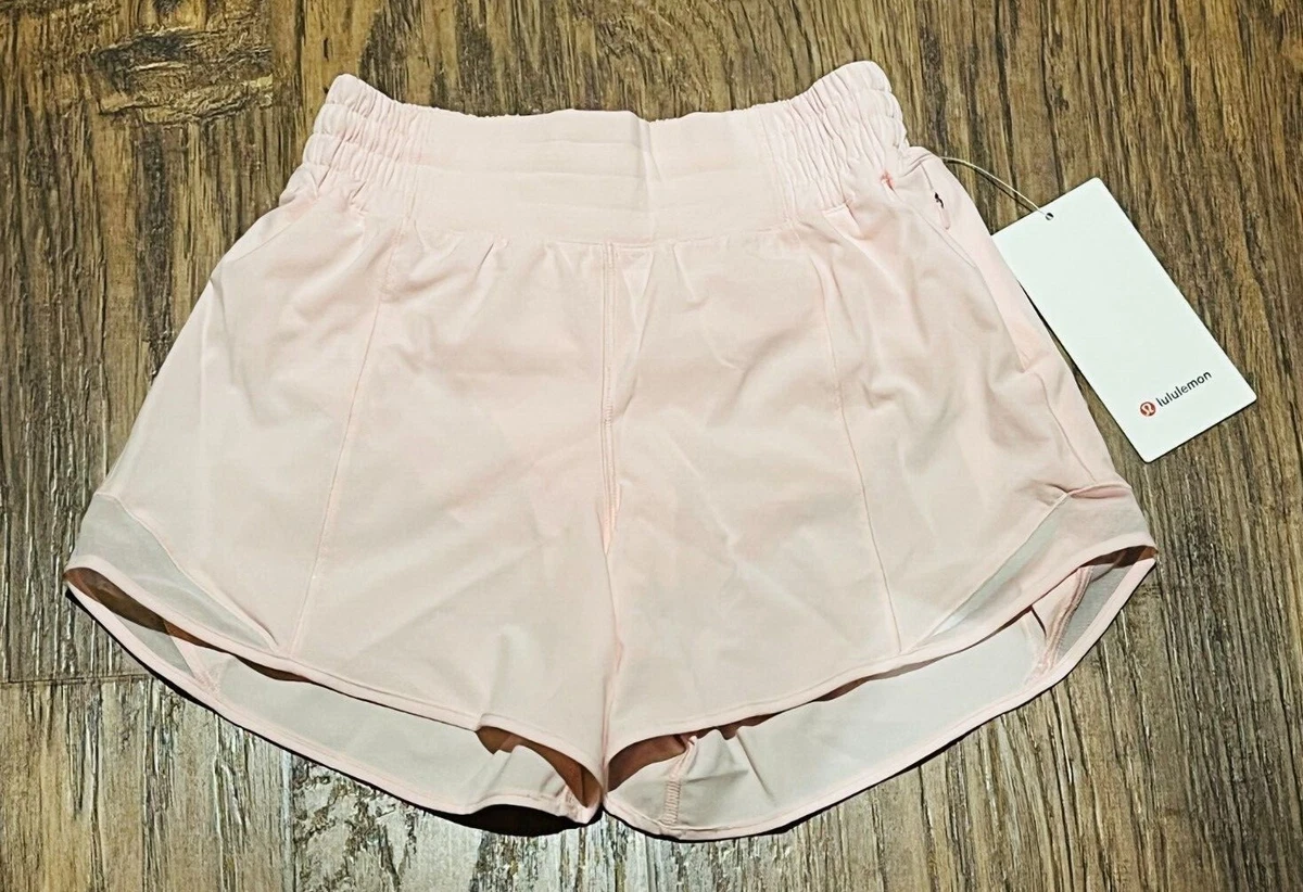 NEW Lululemon Hotty Hot High-Rise Lined Short 4 Strawberry