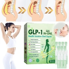 GLP-1 SIX-in-ONE Health Solution Oral Liquid, Advanced Body Care Liquids Drop US