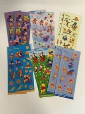 Vintage Disney Winnie The Pooh Sticker Lot 90s Hallmark Scrapbook Stickers
