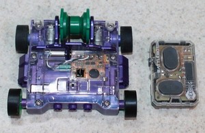 HEXBUG BattleBots Robot Purple Used Turns On