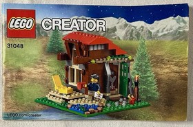 LEGO Creator 3 in 1 Lakeside Lodge (31038) 100% Complete W/ Minifig & Instruct.