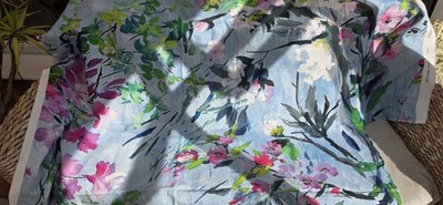 DESIGNERS GUILD FAIENCE FABRIC 115CM WIDTH  x 120  CM LENGTH