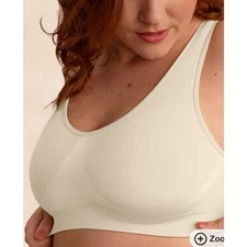 Brand New Shapermint Women's 3XL beige Everyday Throw On Bralette Wireless