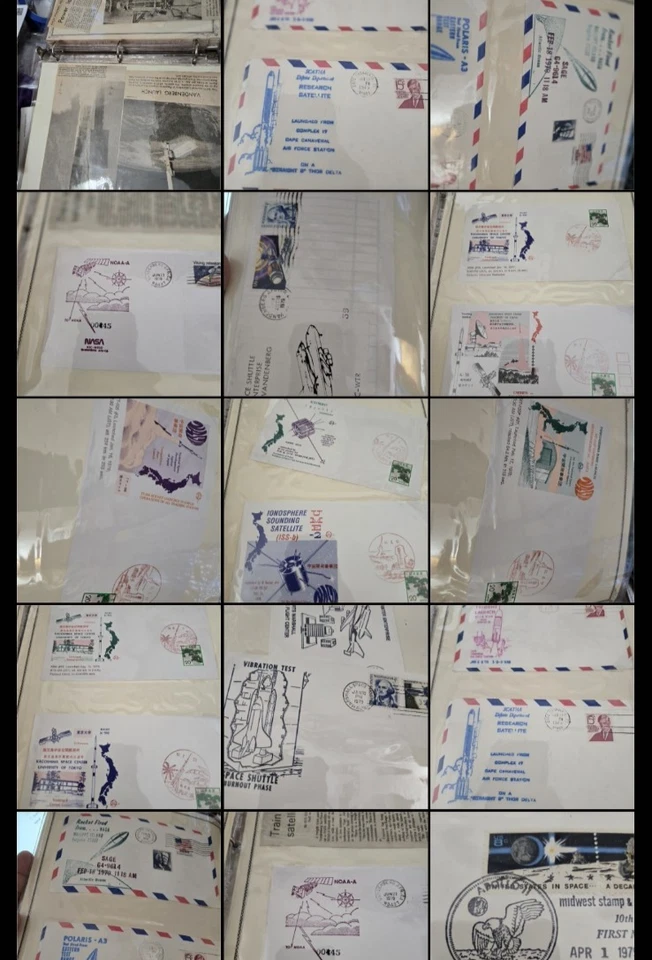 Apollo 11 NASA JASA Shuttle Missile 🚀 Haise Hermaszewski Signed Stamp Cover Lot - Image 4 of 4