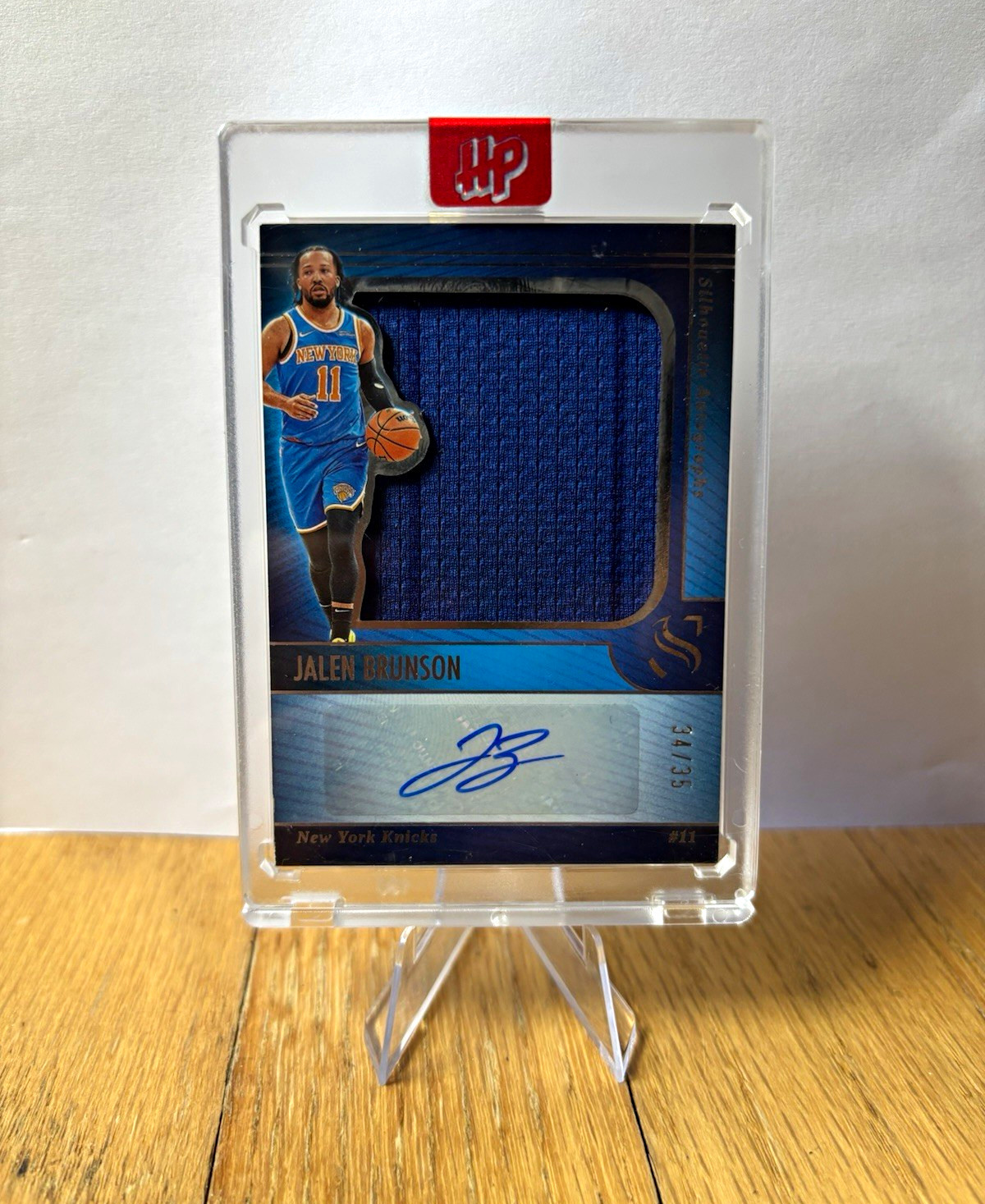2024-25 Silhouette Jalen Brunson Silhouette Patch Auto /35
