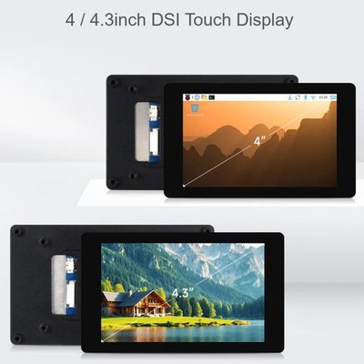 DSI Capacitive Touch Display 480 × 800 Resolution, IPS Display Panel, Waveshare