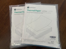 2x CamScanner Thermal Printer Paper Letter 8.5x11 100 Sheets each 200 total 