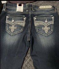 Rock Revival Women  s Yara Crop Capri Jeans Size 30 Waist