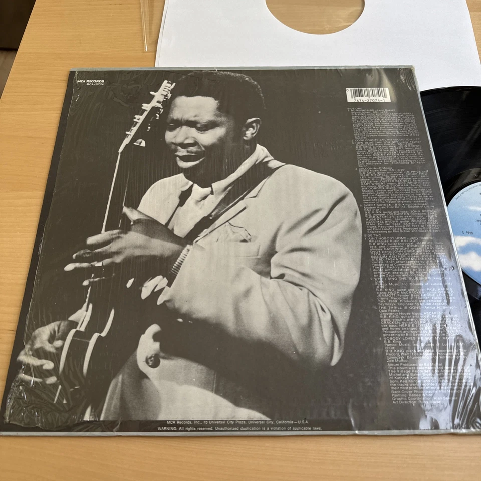 1980s B.B. King “The Best Of B.B. KING” LP In Shrink! MCA-27074 Compilation! - Image 4 of 4