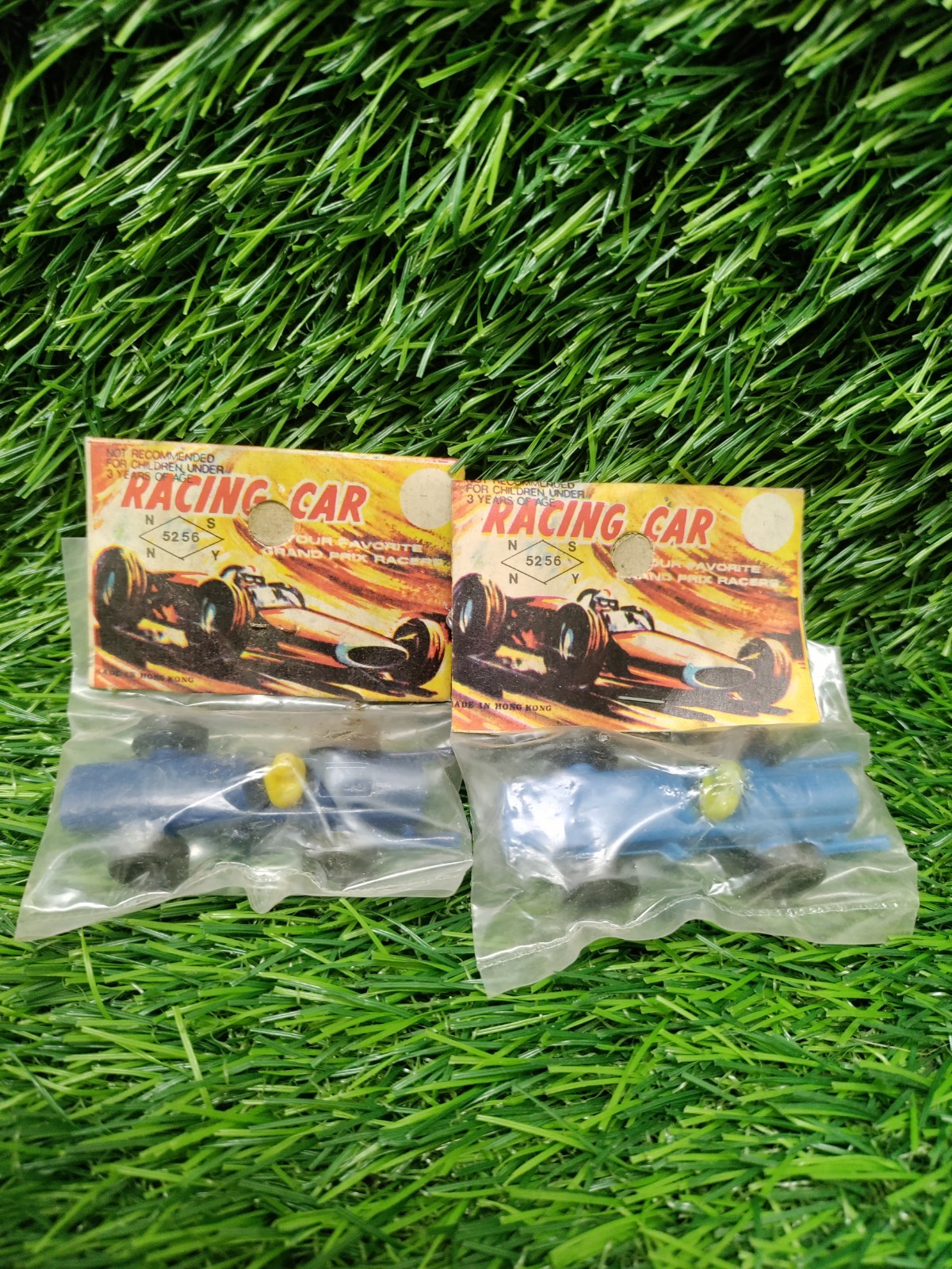 Racing Car 1960'S ERA DIME STORE TOYS IN PACKAGE RARE! Blue Lot of 2