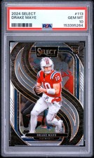 2024 PANINI SELECT #113 DRAKE MAYE ROOKIE RC PSA 10