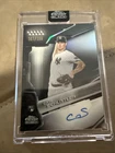 2026 Topps Chrome Black Cam Schlittler Chrome Black Autographs (RAW)