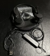 Jabra Biz 2300 HSC015 USB UC Headset w/ Extra Pads