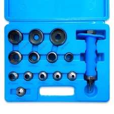 Hole Punch Set 14pcs Sharp Hollow Punch Kit Gasket Punch Set Gasket Cutter Fo...